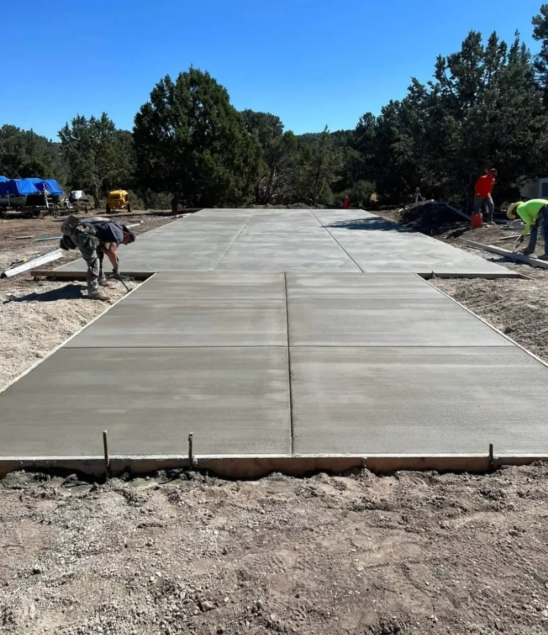 image of concrete driveway