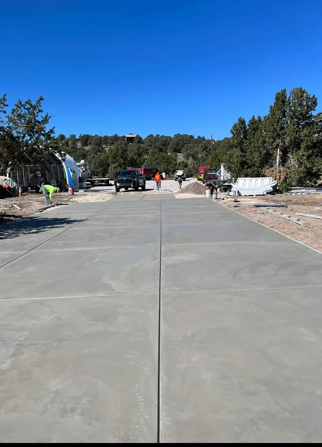 image of concrete driveway