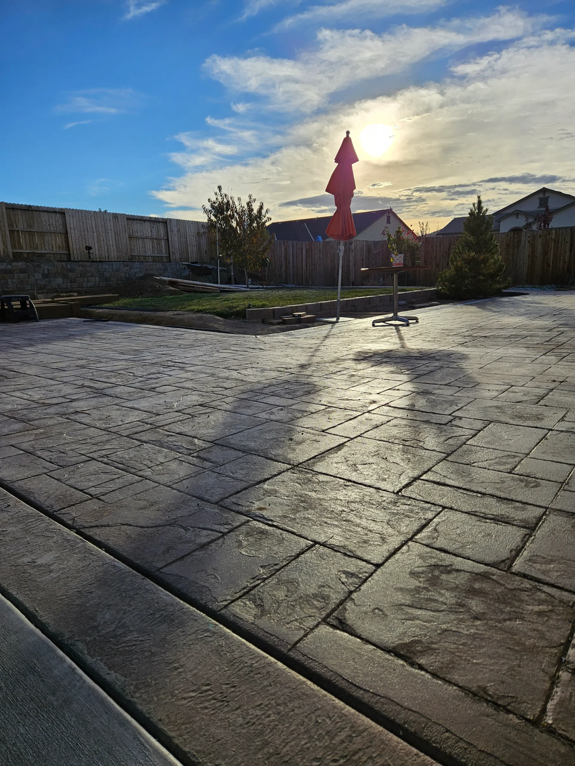 image of custom patio