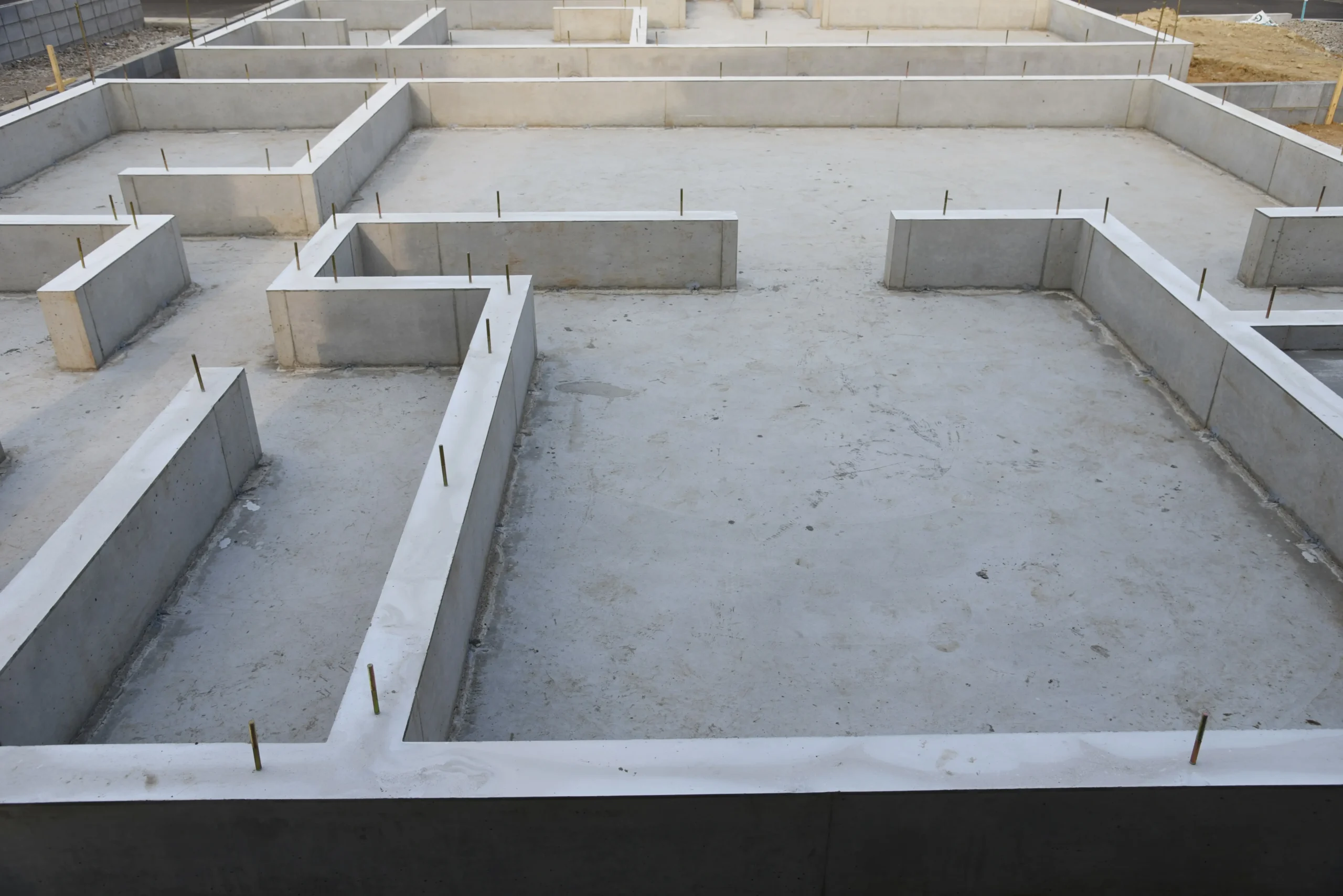 Image of concrete foundation crawl space foundation