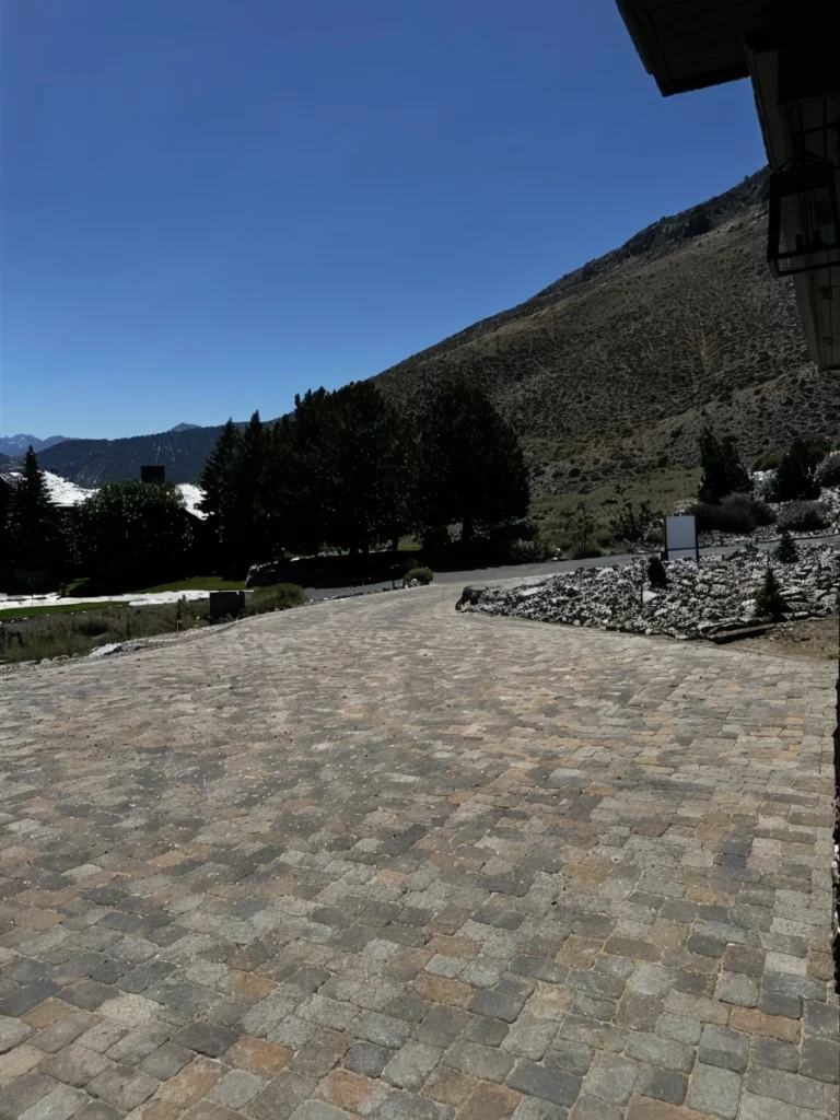 Paver driveway