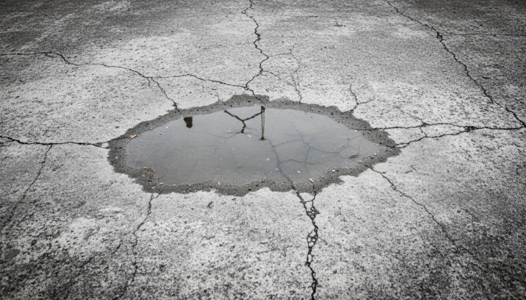 image of damaged concrete