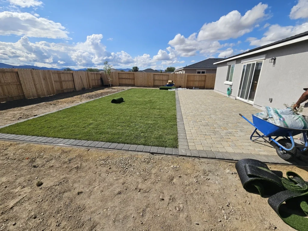 paver installation project