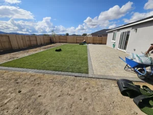 paver installation project