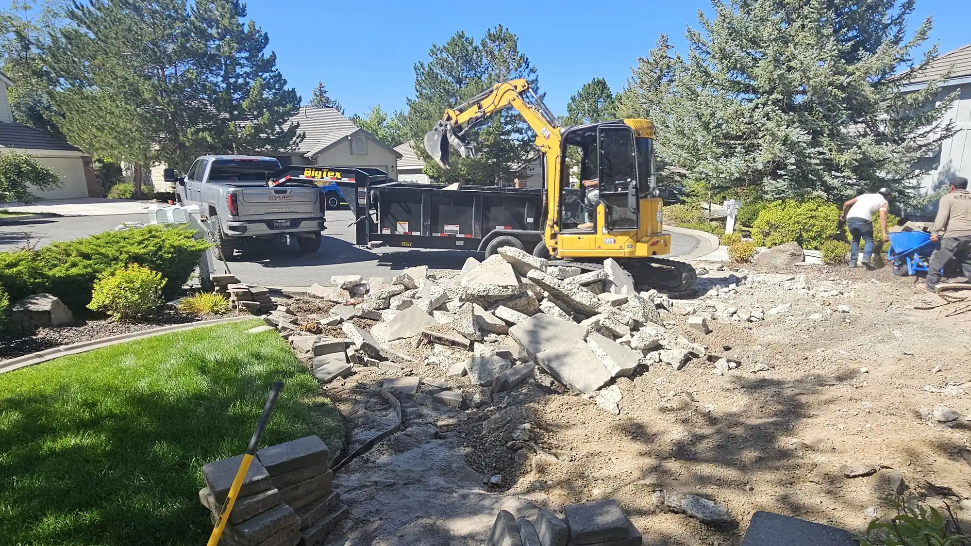 concrete removal project