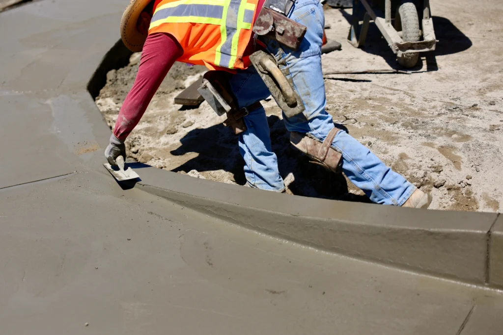 Image of a concrete walkway