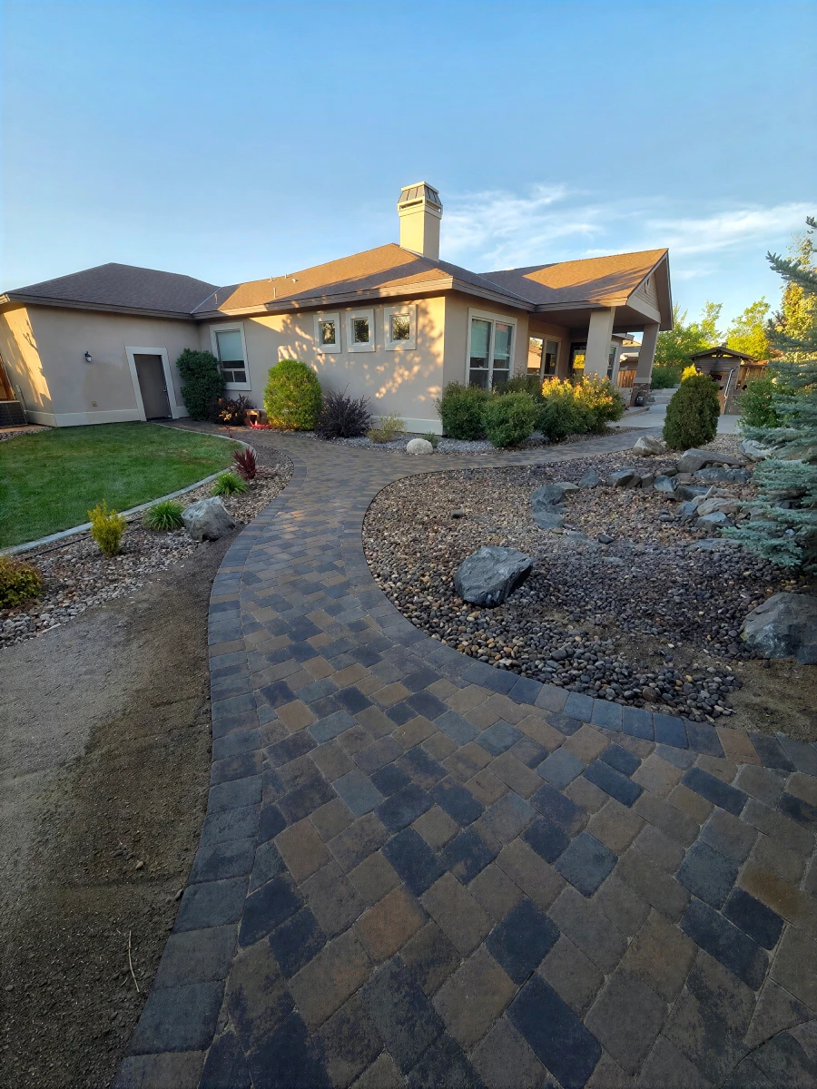 Image of paver walkway project