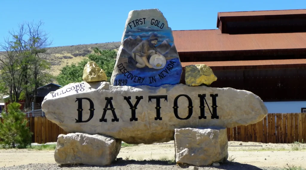 Image of Dayton Nevada welcome sign
